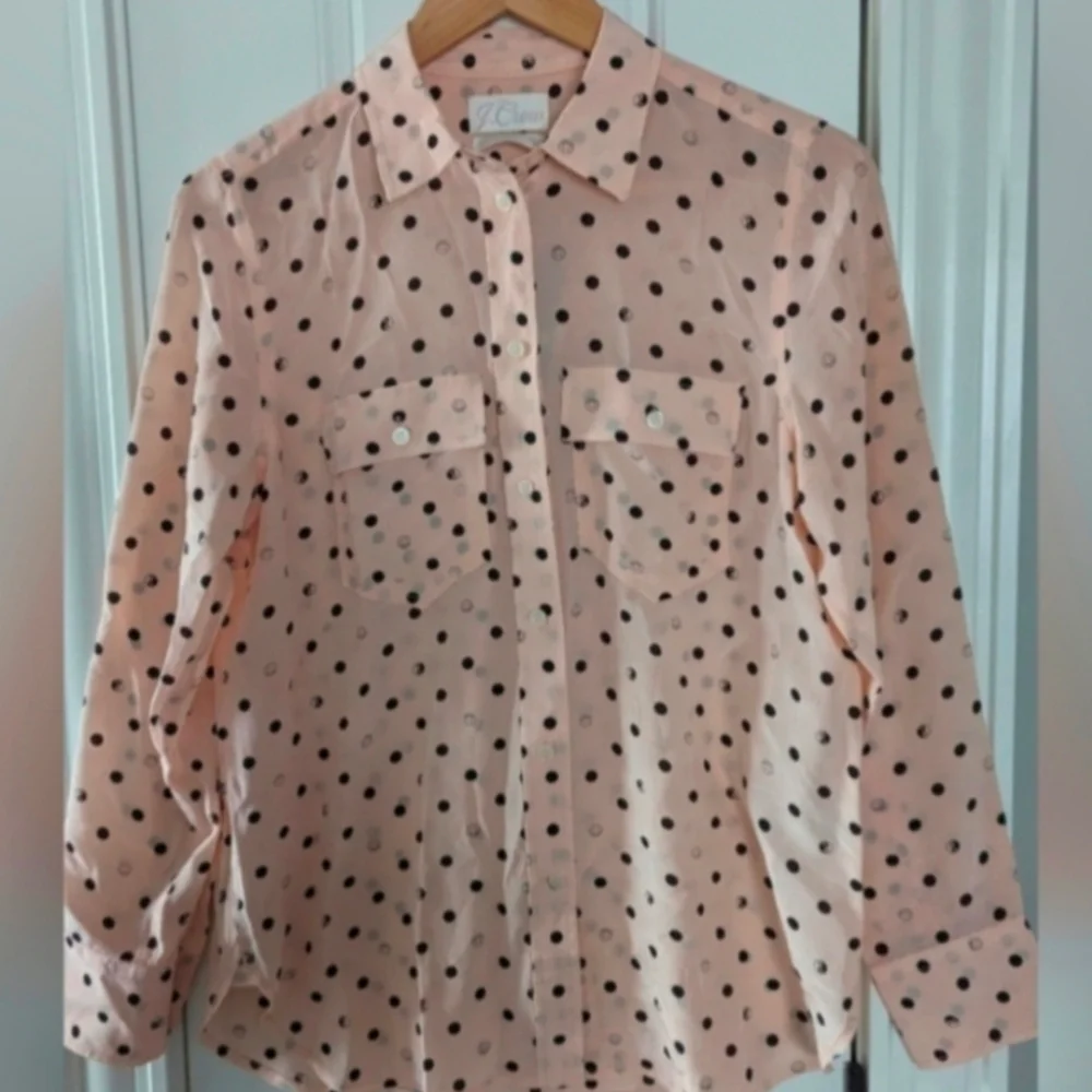 J.Crew silk button up shirt - Picture 4 of 9